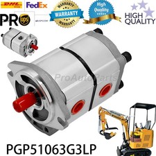 PGP51063G3LP Hydraulic Pump 2-Section Gear Pump for AGT-H15R Excavators 1 Inlet picture