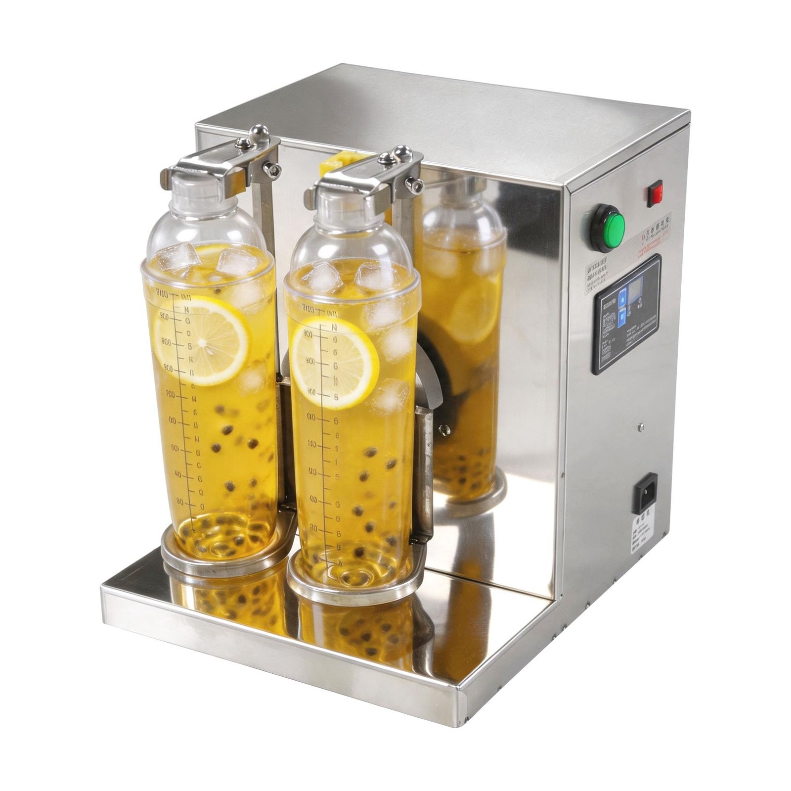 140W Automatic Milk Tea Shaker, 110V Double Head Milkshake Maker Machine
