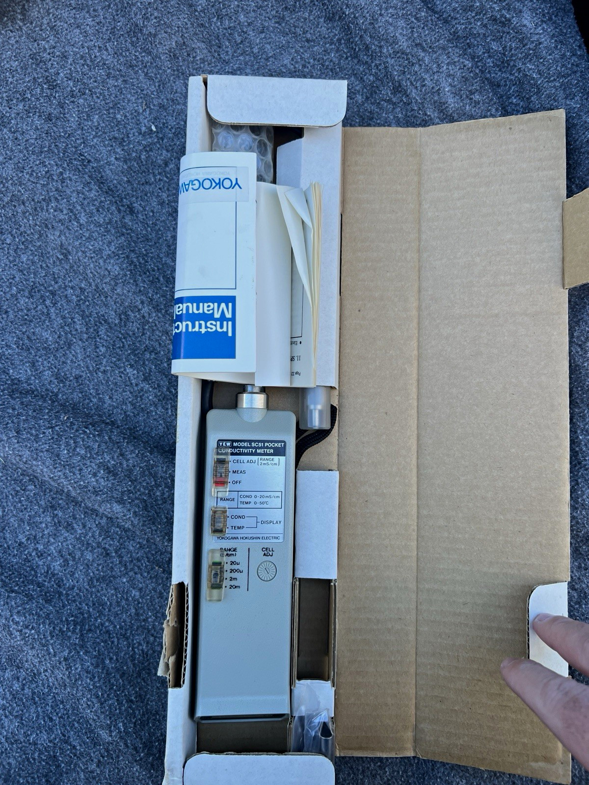 VINTAGE HARD TO FIND Hokushin Electric SC51 Pocket Conductivity Meter