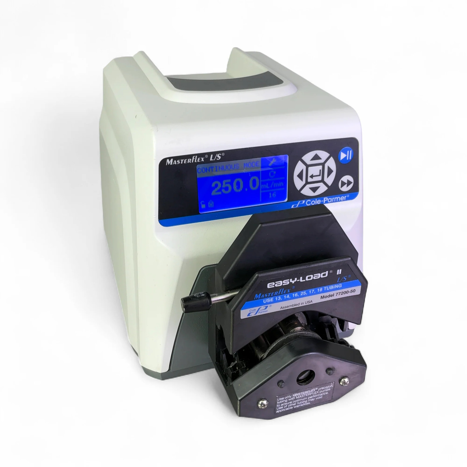 ColeParmer Masterflex L/S Peristaltic Pump Drive 7523-80 w Easy-Load II 77200-50