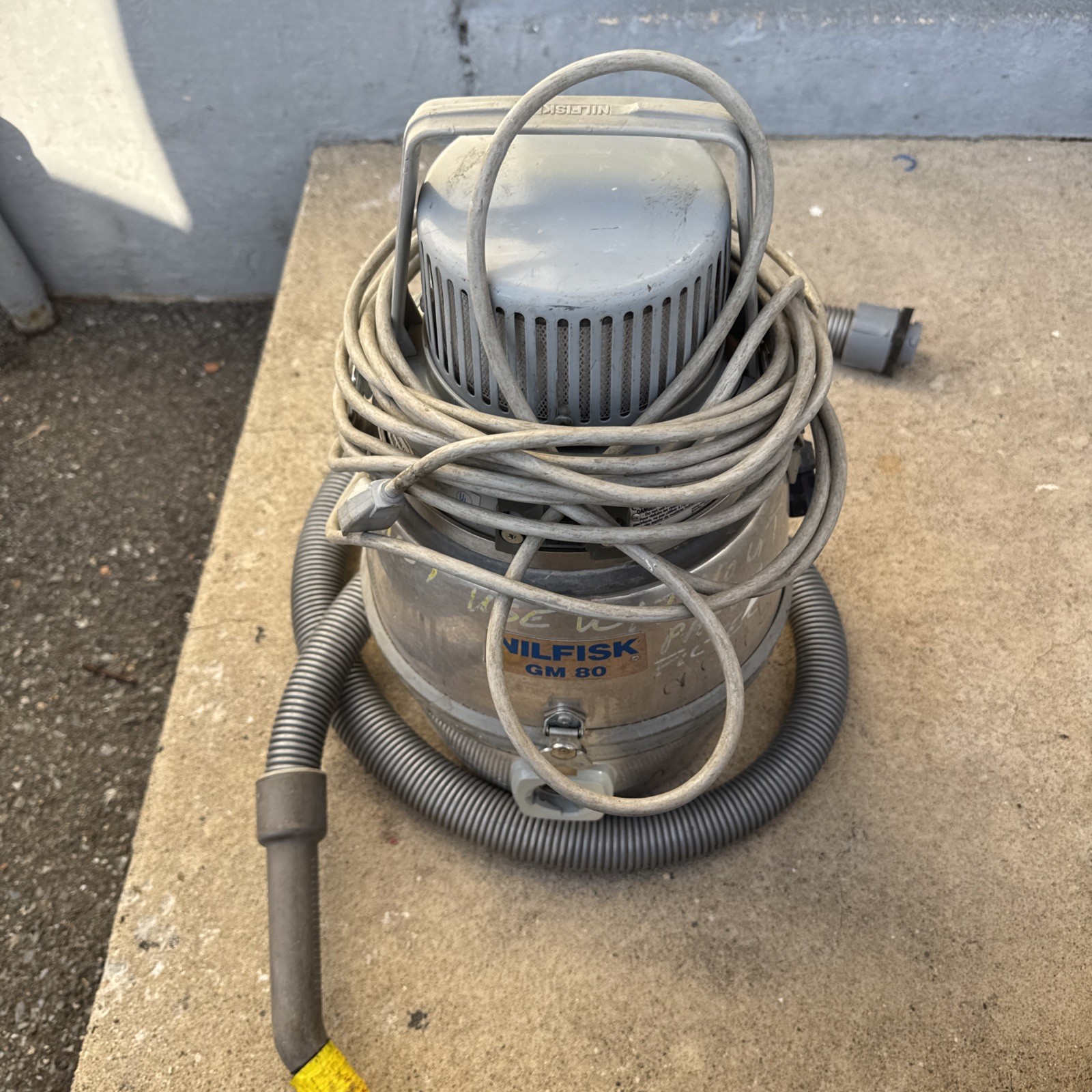 Nilfisk GM80 Industrial Clean Room Vacuum Cleaner, HEPA Filter