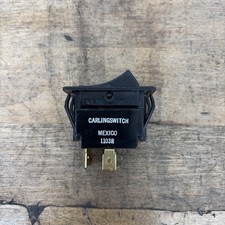 🔥 Carling Red Lighted Rocker Switch 10a @ 250vac 15a @ 250vac ,  🇺🇸 picture