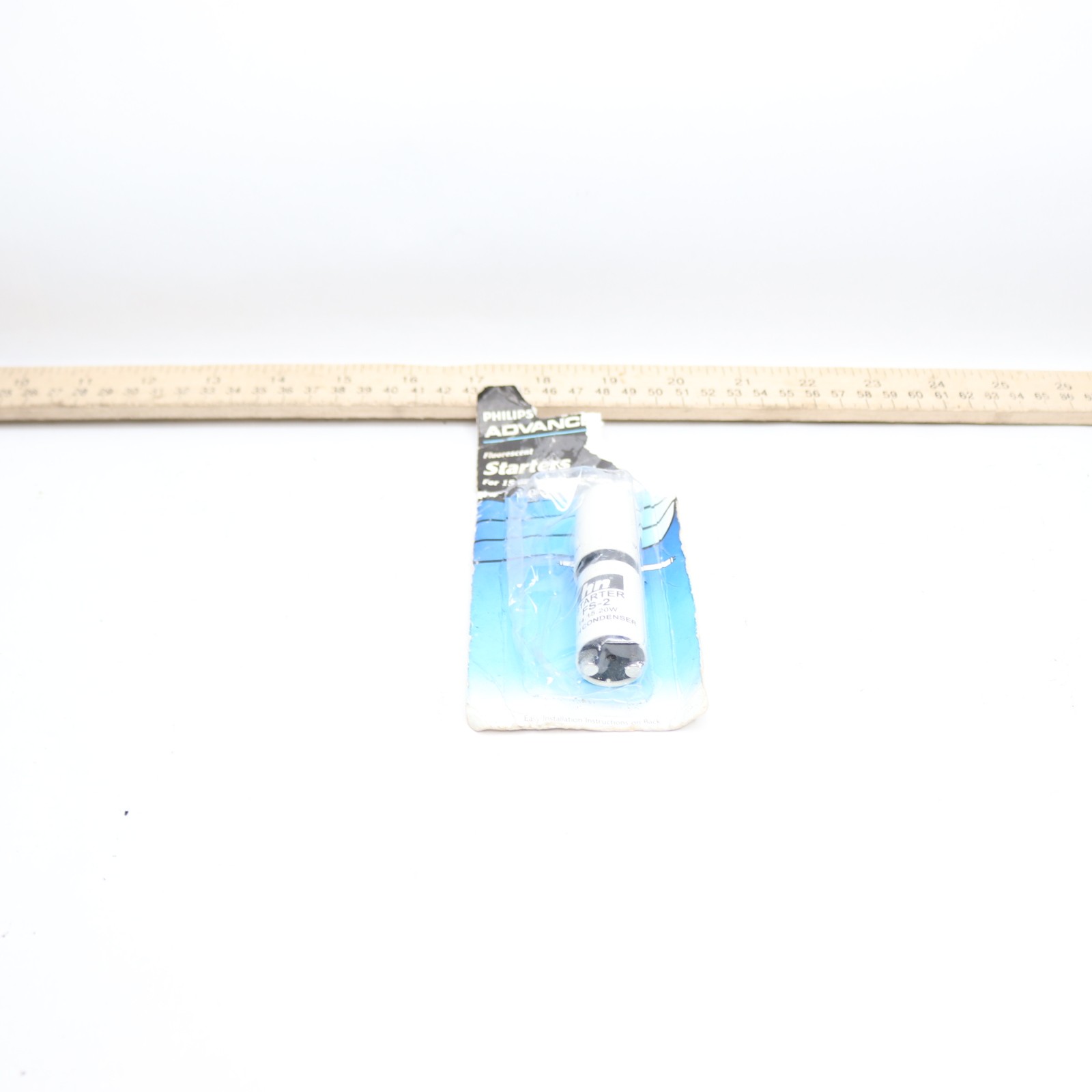 (2-Pk) Philips Advance Fluorescent Starters FS-2 for 15 or 20W Fluorescent Lamps (2-Pk) Philips Advance Fluorescent Starters FS-2 for 15 or 20W Fluorescent Lamps