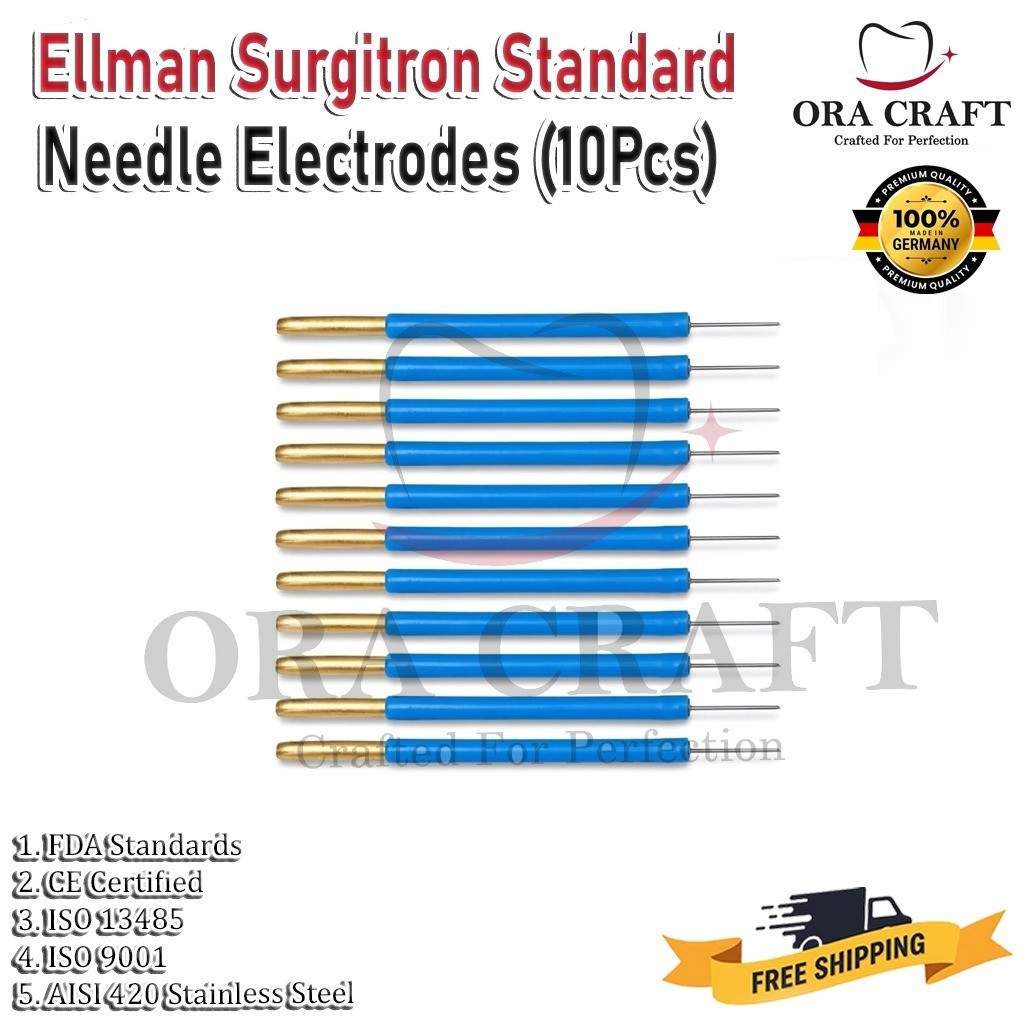 10 Pcs Ellman Surgitron Standard Needle Electrodes Reusable Cautery Tips