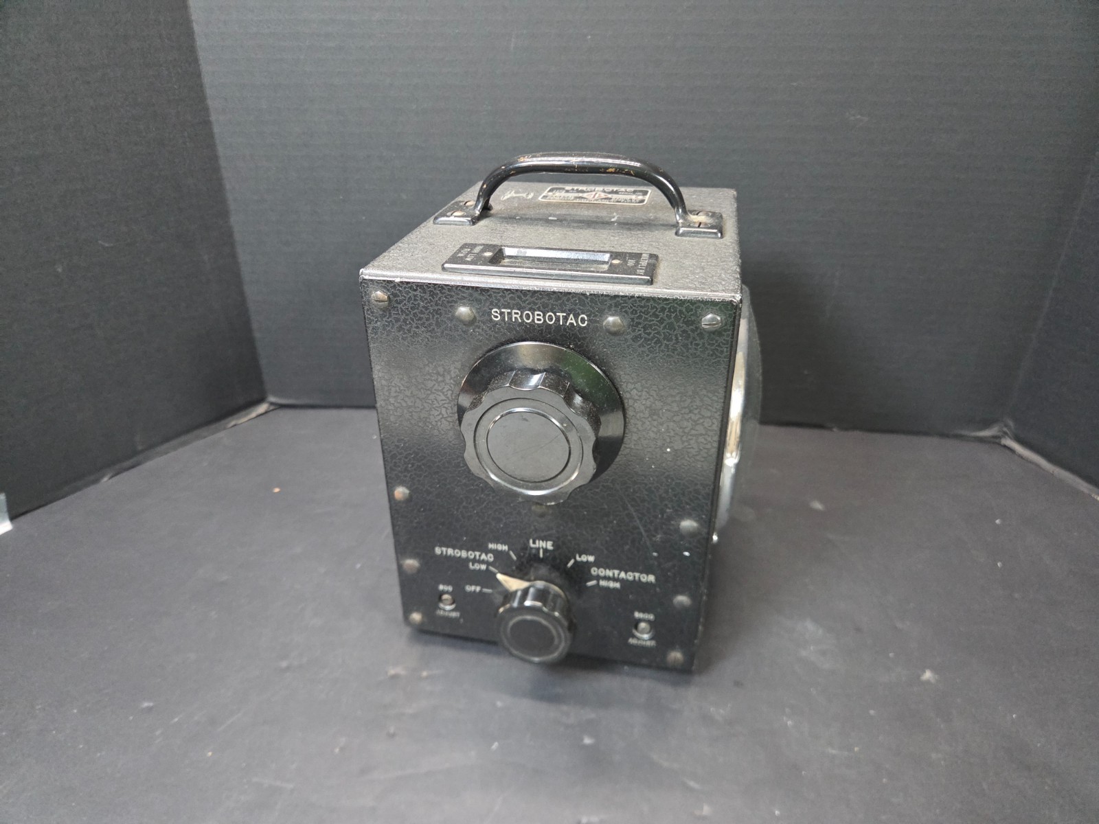 Vintage 1930’s General Radio Strobotac Scientific Pulse Strobe Light 631-B