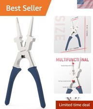 Ergonomic 8-Inch Welding Pliers with Serrated Grip for Precision Tasks picture