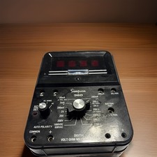 Simpson 360-2 Digital Volt Ohm Milliammeter Vintage Lab Multimeter USA Untested picture