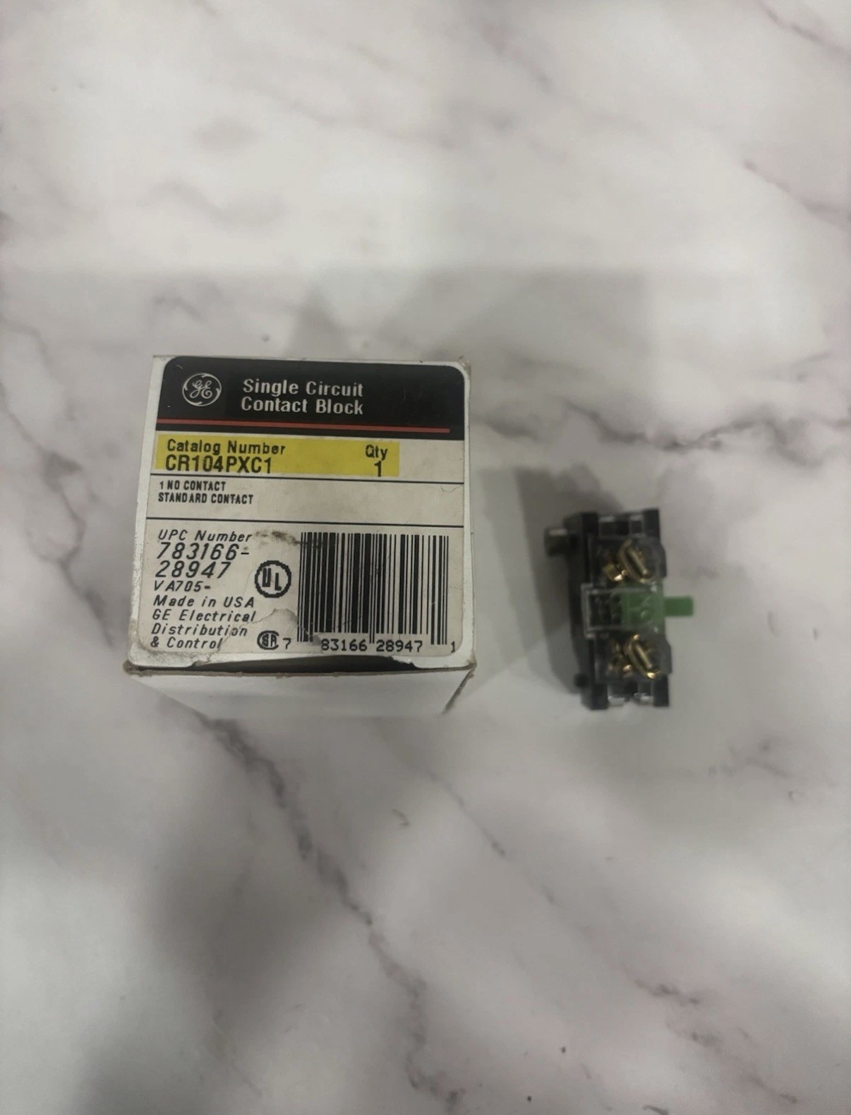 General Electric CR104PXC1 Contact Block General Electric CR104PXC1 Contact Block