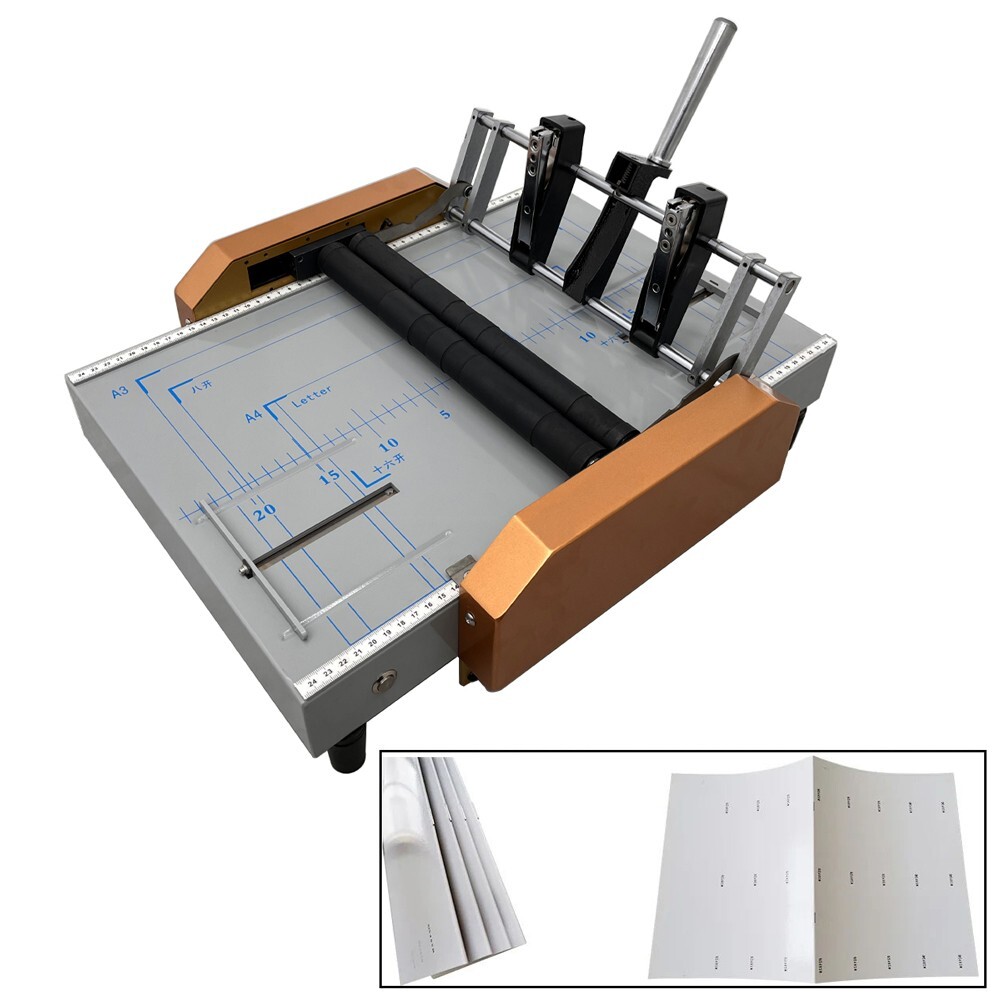 Electric Binding Machine A3 Size Horse-riding Nail Flat Stitching Folding Machin