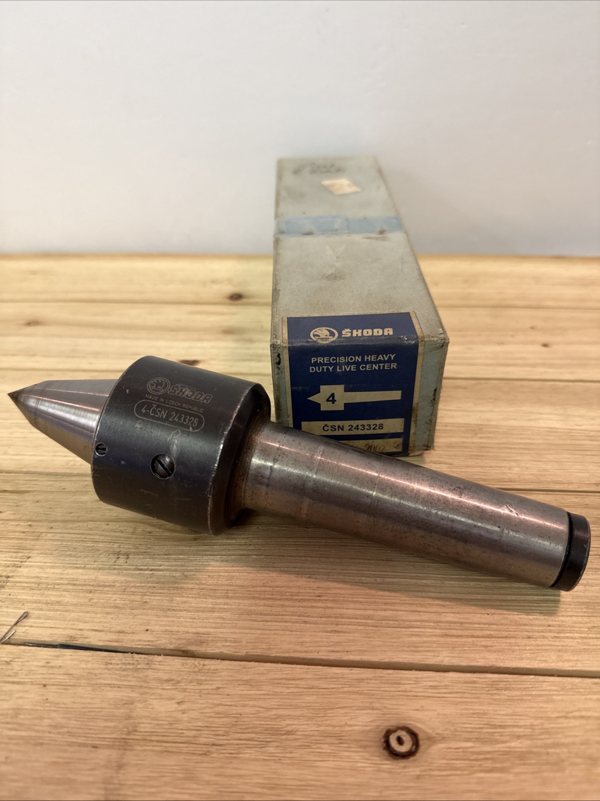 SKODA 4MT Heavy Duty Live Center In Box Machinist Lathe Tool 4  Part CSN243328