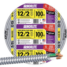 Flexible Conduit Aluminum Metal Clad 12/2 100Ft. picture