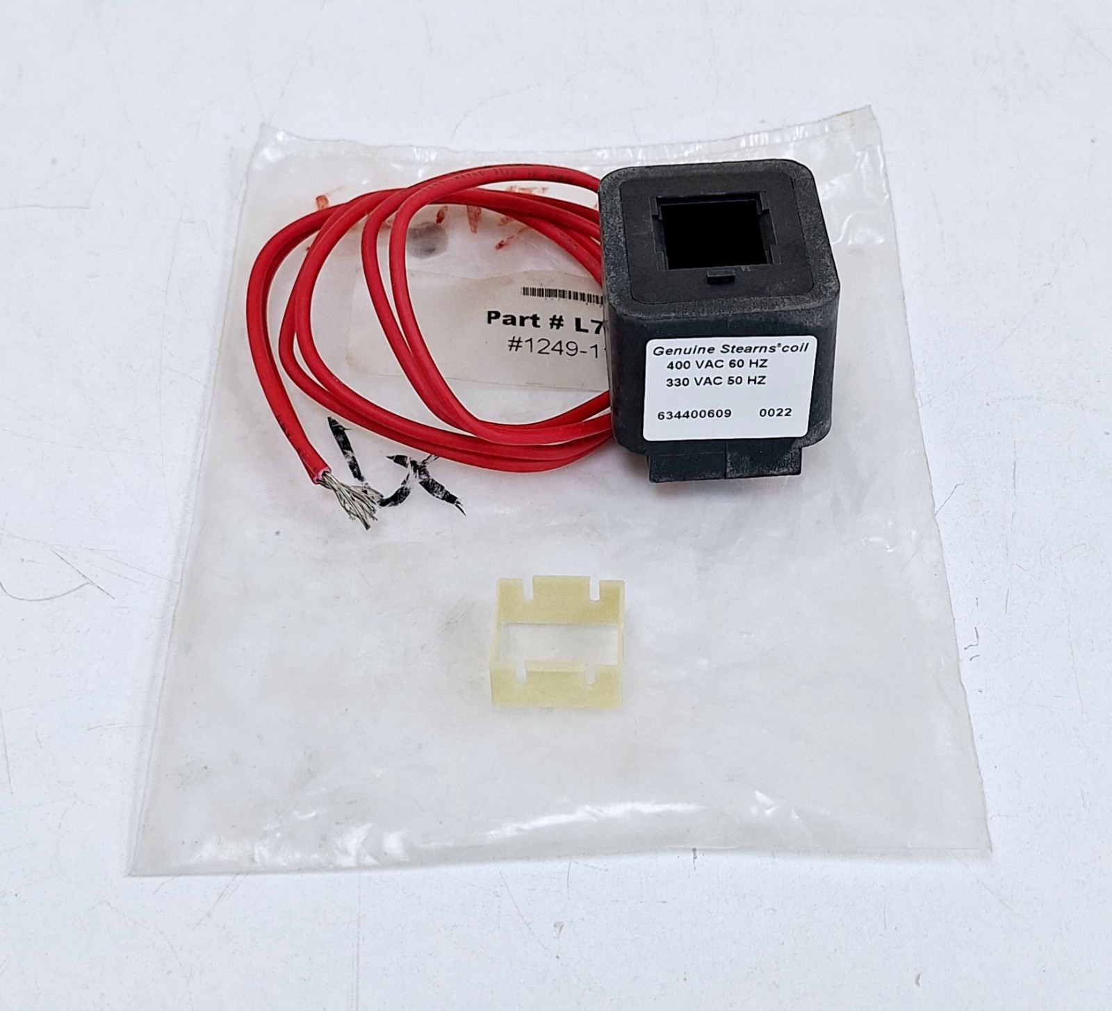 Stearns 636400609 Genuine Solenoid Coil 400VAC 50 HZ 330 VAC 50 HZ