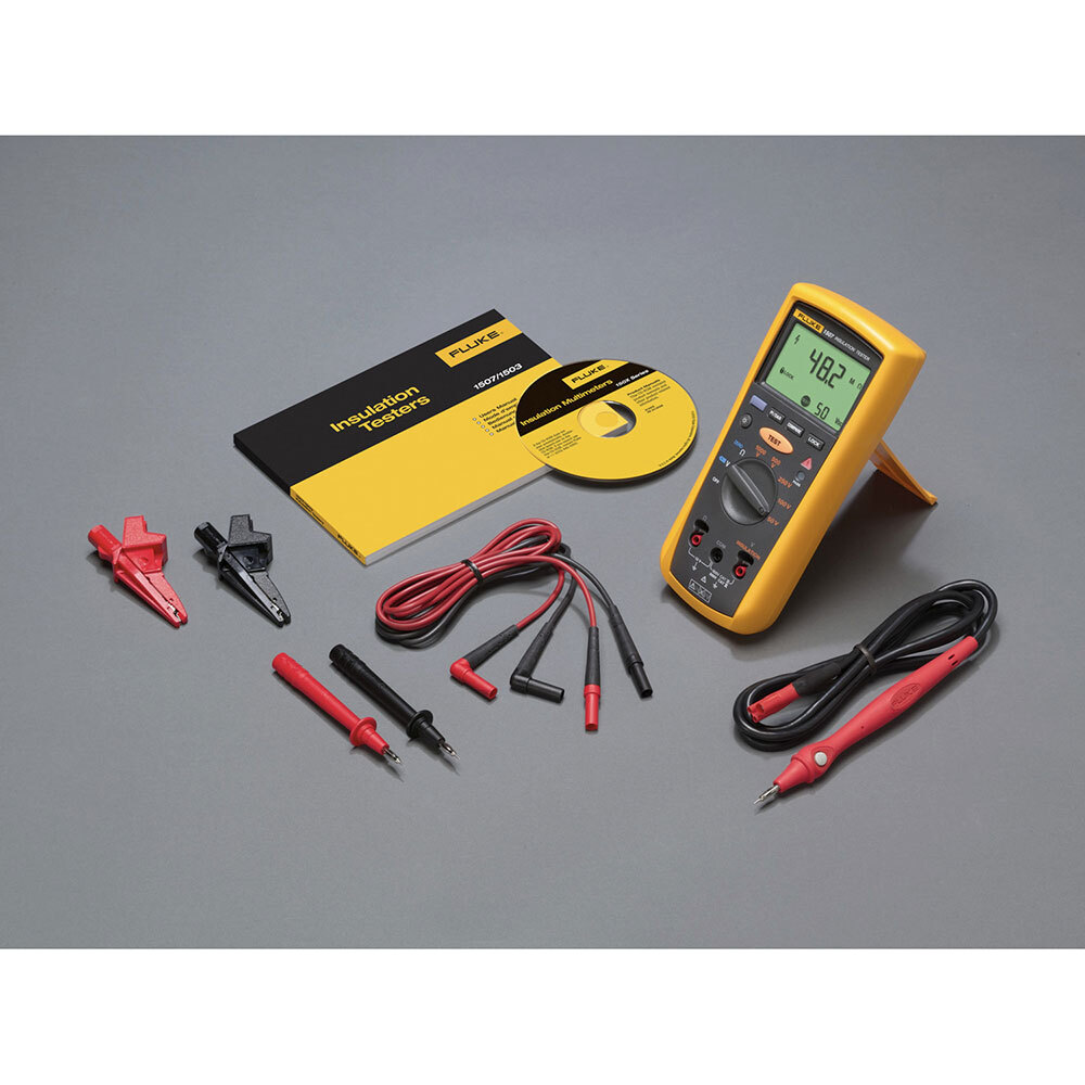 Fluke 1507 Compact Advanced Insulation Resistance Tester, 600V AC/DC Voltage