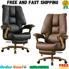 Big and Tall Executive Office Chair with Footrest, 400LBS Capacity Ergonomic Hig picture