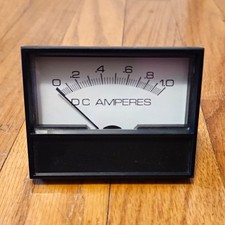 DC Amperes Analog Panel Meter Ammeter Gauge 0-1.0A Model/MPN DC AMPERES picture