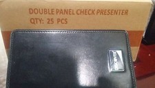25 Discover check present-card holder restaurant checkbook picture