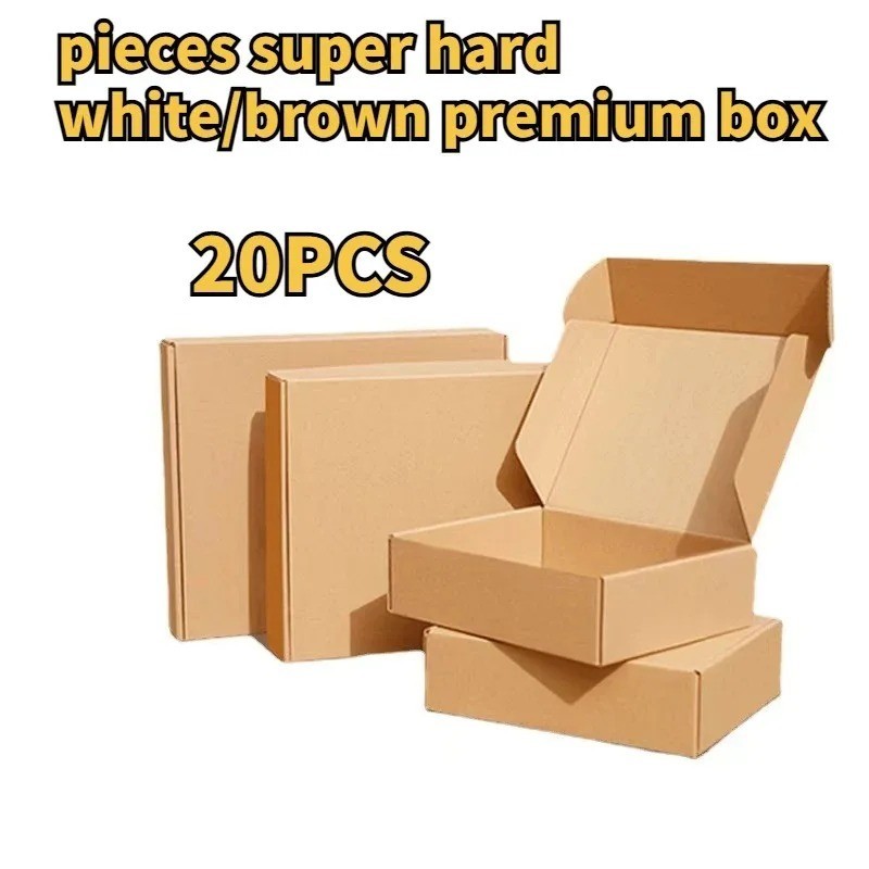 20 Pack Corrugated Cardboard Mailer Shipping Boxes 15x10x3cm Brown 20 Pack Corrugated Cardboard Mailer Shipping Boxes 15x10x3cm Brown