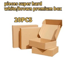 20 Pack Corrugated Cardboard Mailer Shipping Boxes 15x10x3cm Brown picture