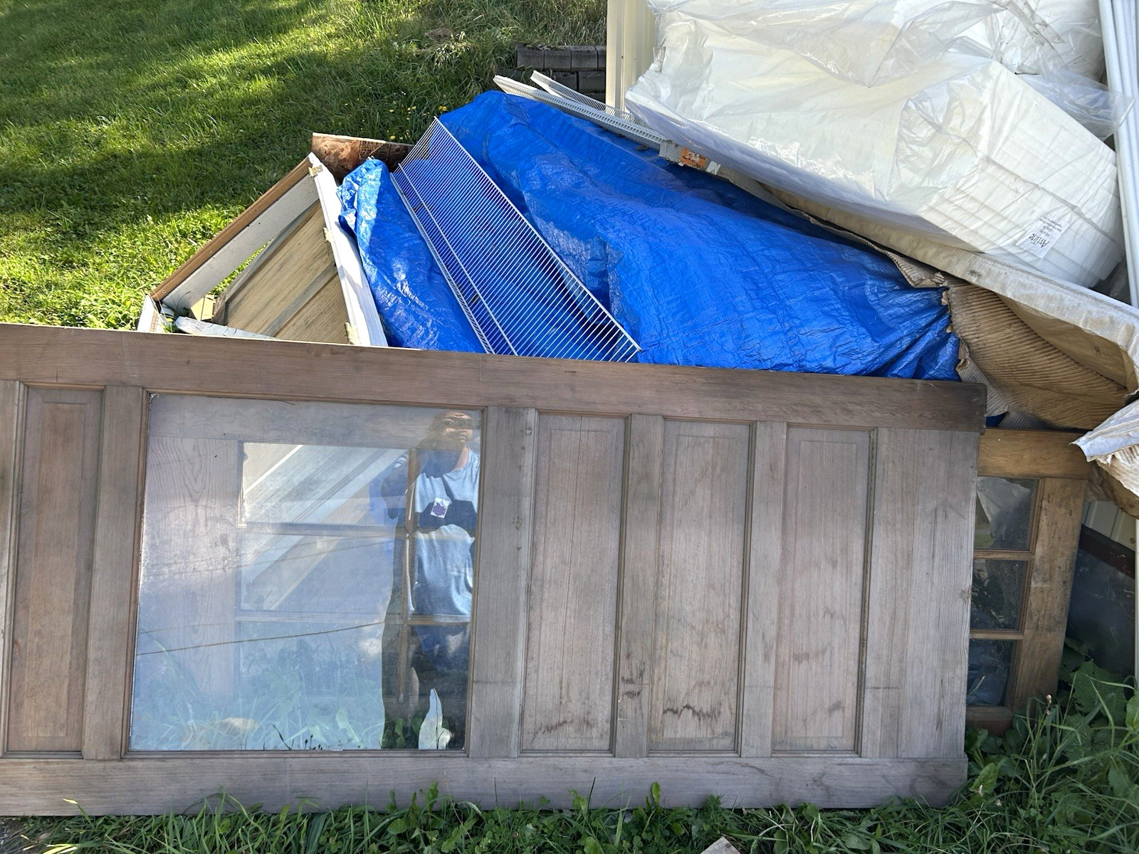 Building Materials Lot Mixed Items for sale around & behind my storage building