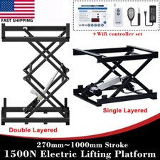 Electric Lifting Platform 60KG/120KG/150KG Load 1000mm Stroke WIFI Controller picture