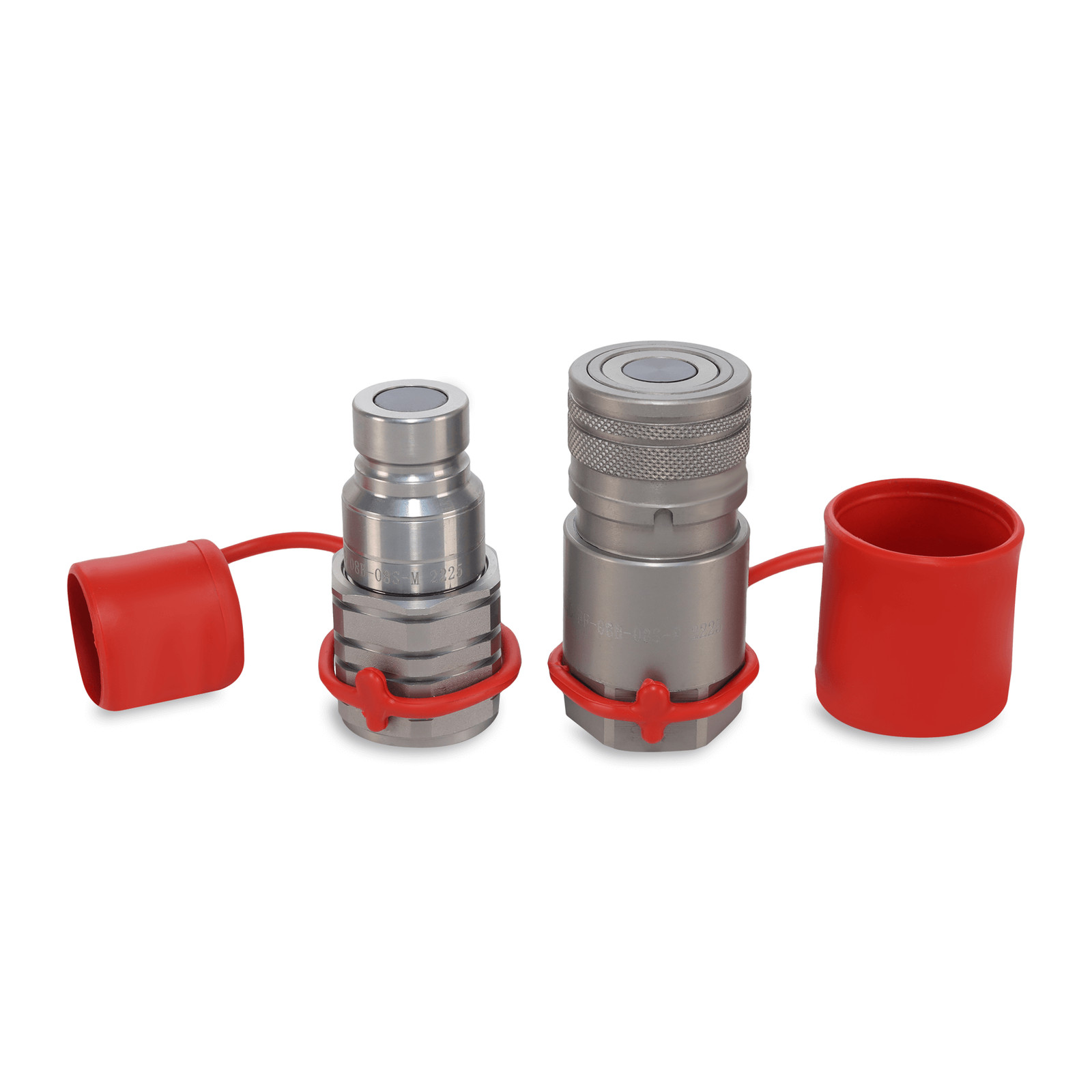 1/2″ Flat Face Hydraulic Quick Couplers Set - 1/2″ SAE Thread 1/2″ Flat Face Hydraulic Quick Couplers Set - 1/2″ SAE Thread