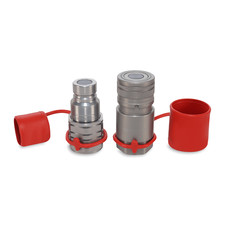 1/2″ Flat Face Hydraulic Quick Couplers Set - 1/2″ SAE Thread picture