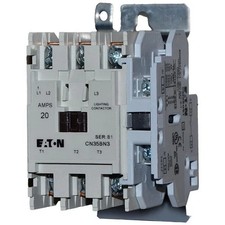 Eaton CN35BN3AB 20A 3‑Pole Electrically Held Lighting Contactor 110/120 VAC Coil picture