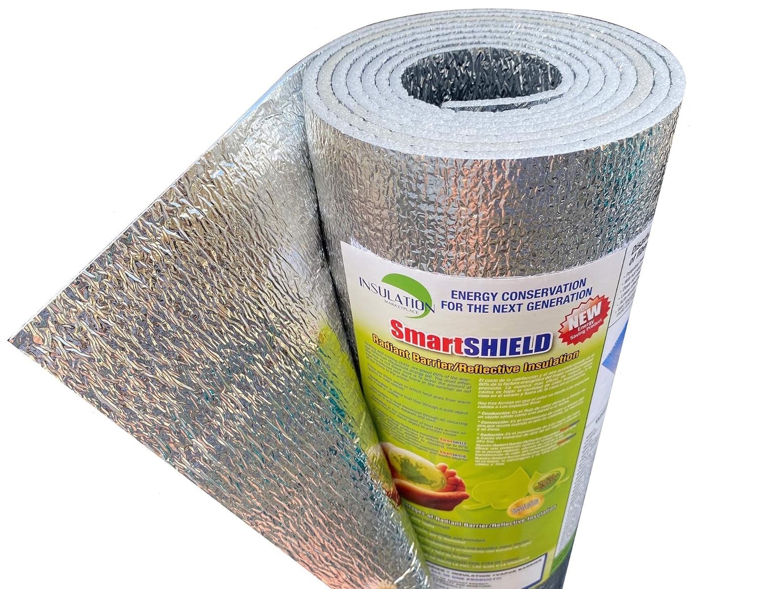 INSULATION MARKETPLACE SmartSHIELD -3mm 16inx10Ft ReflectiveINSULATION roll, Foa