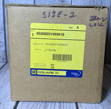 Square D 8536 SD01 Motor Starter NEMA Size 2 240V Coil Motor Logic New Old Stock picture