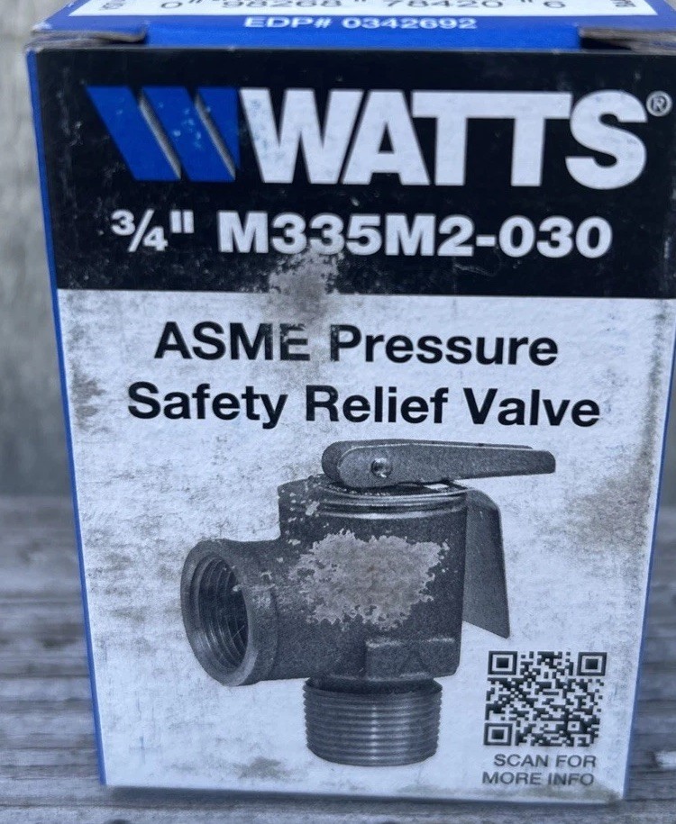 New Watts M335M2-030 3/4