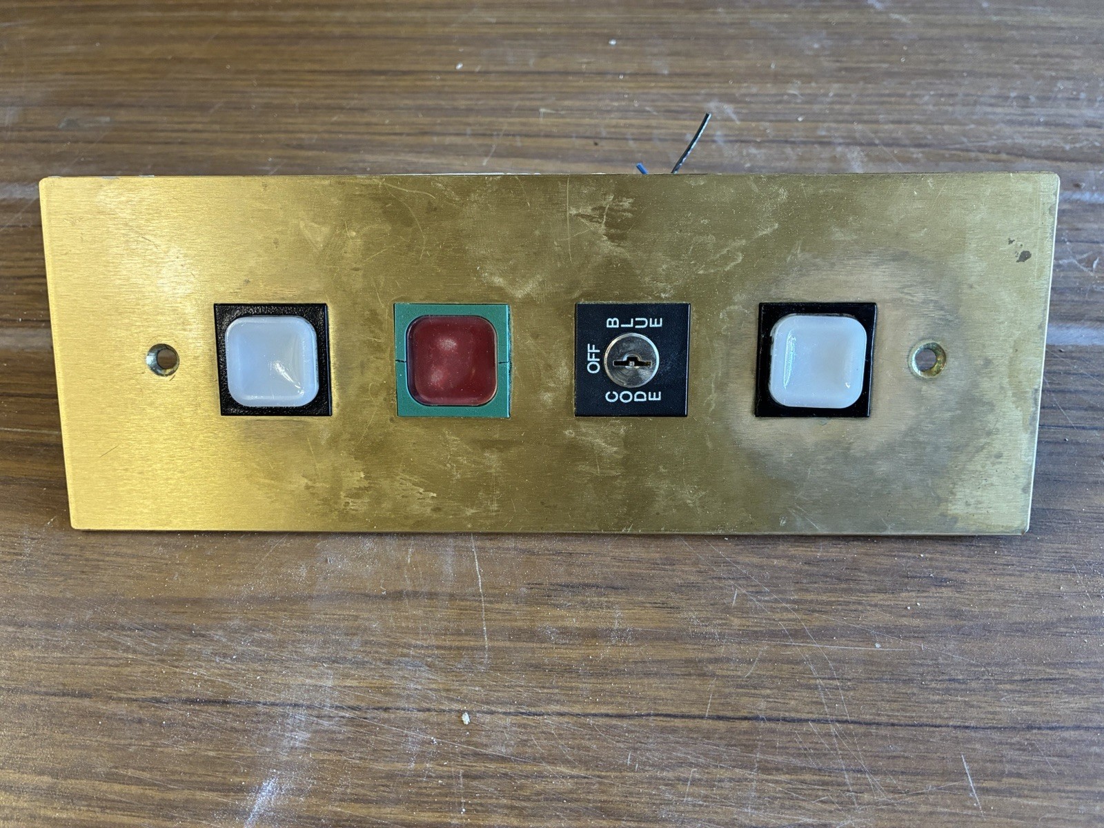 Vintage elevator code blue call station Vintage elevator code blue call station