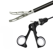 9PCS Laparoscopic Maryland, Atraumatic Grasper Mixter 5mmx330mm SS Instrument CE picture