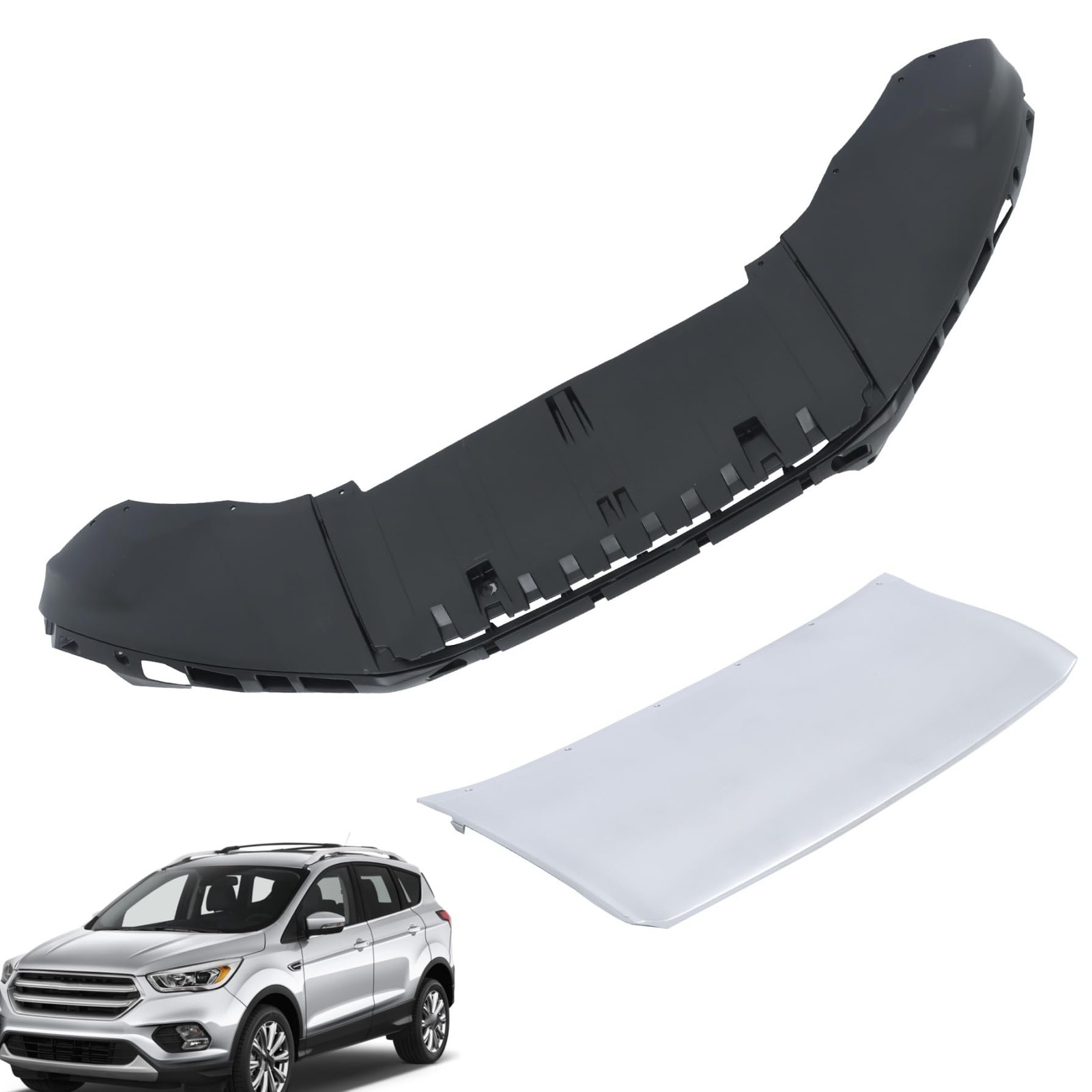 Textured Black Front Bumper Lower Valance