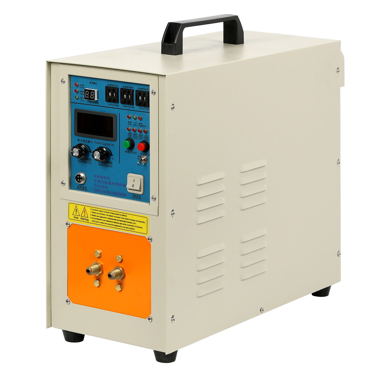 15KW Melting Furnace High Frequency Induction Heater Furnace 3992℉ 30-100KHz