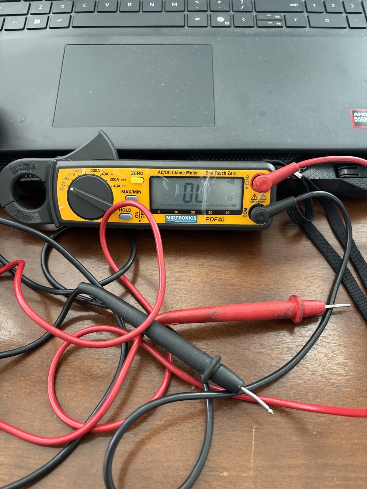 Midtronics AMP-100 PDF40 Portable Digital Amp Clamp/Meter