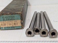 Lot of 3 DME M-7 ejector sleeves, 3/8 inch body diameter, one more picture