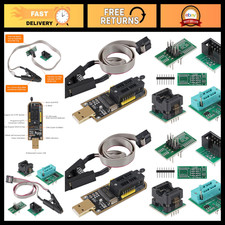 2 Sets SOIC8 SOP8 Test Clip for EEPROM 93CXX 25CXX 24CXX + CH341A Programmer Kit picture