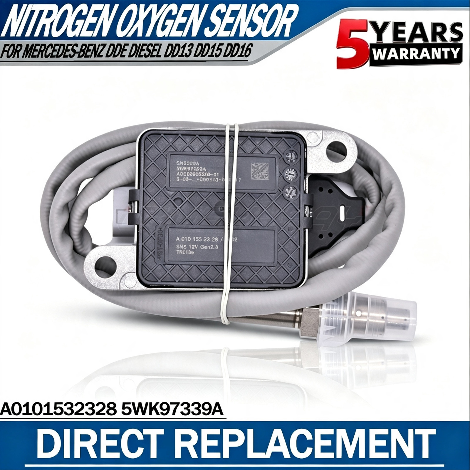 A0101532328 5WK97339A NITROGEN OXIDE NOX SENSOR FOR CASCADIA DETROIT DD13 15 16