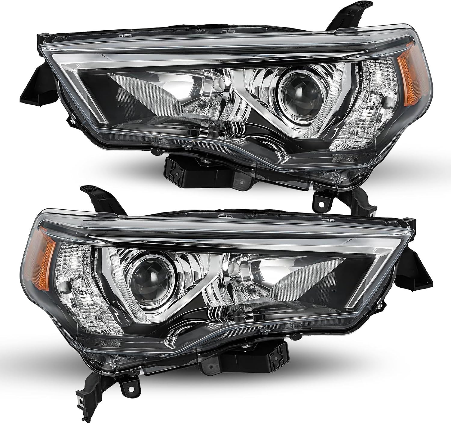 Halogen Headlight Assembly Fits for 2014-2020 Toyota 4Runner Driver and Passenge