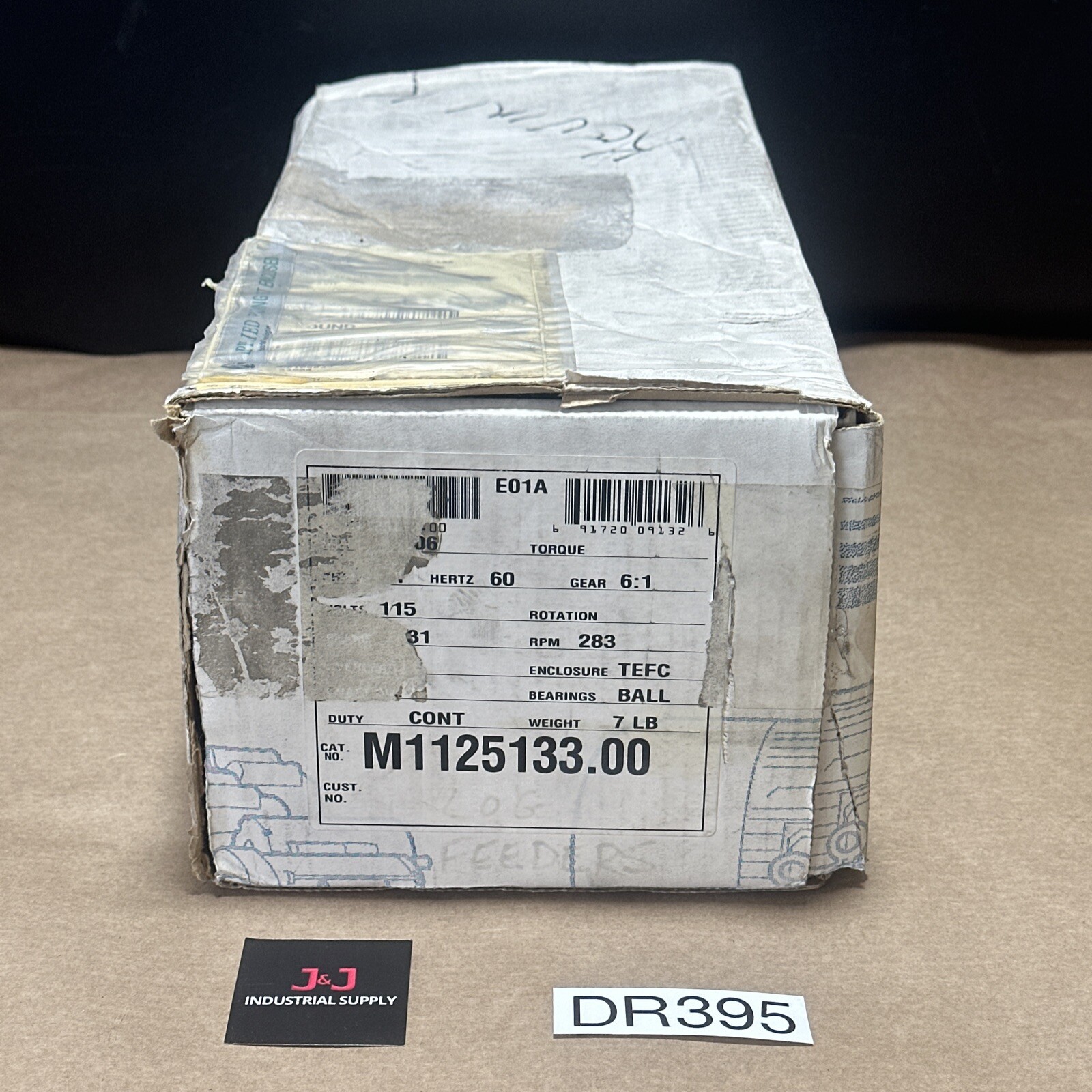 BRAND NEW IN BOX Leeson M1125133.00 .06HP 1~Phase AC Motor 283RPM 6:1 Gear Ratio