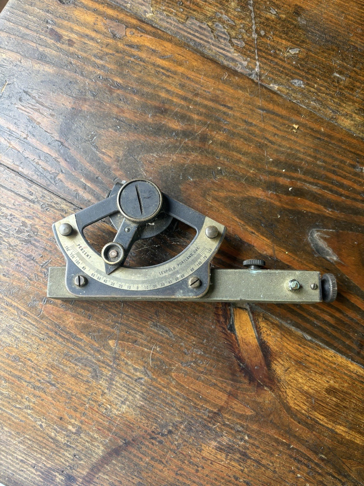 Leopold Portland OR USA Topographic Abney Level Clinometer Antique Vtg