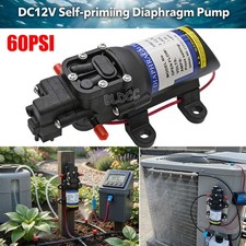 60PSI 12V DC Self Priming Diaphragm Pump 2.5L/M Sprayer Pump For RV Boat cooling picture