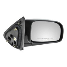 TRQ Passenger Side Power Mirror Textured Black Manual Fold picture