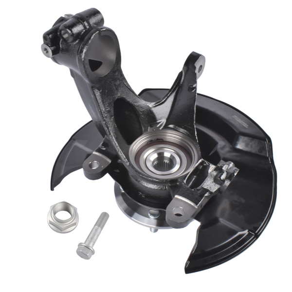 Front Right Steering Knuckle & Hub Bearing Assembly Replacement for Honda CR-V 2