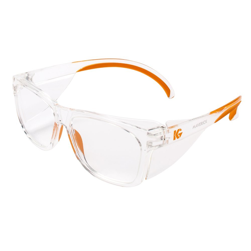 1- Maverick Durable Construction ANSI Z87+ Anti Fog Safety Glasses Side Shields 1- Maverick Durable Construction ANSI Z87+ Anti Fog Safety Glasses Side Shields