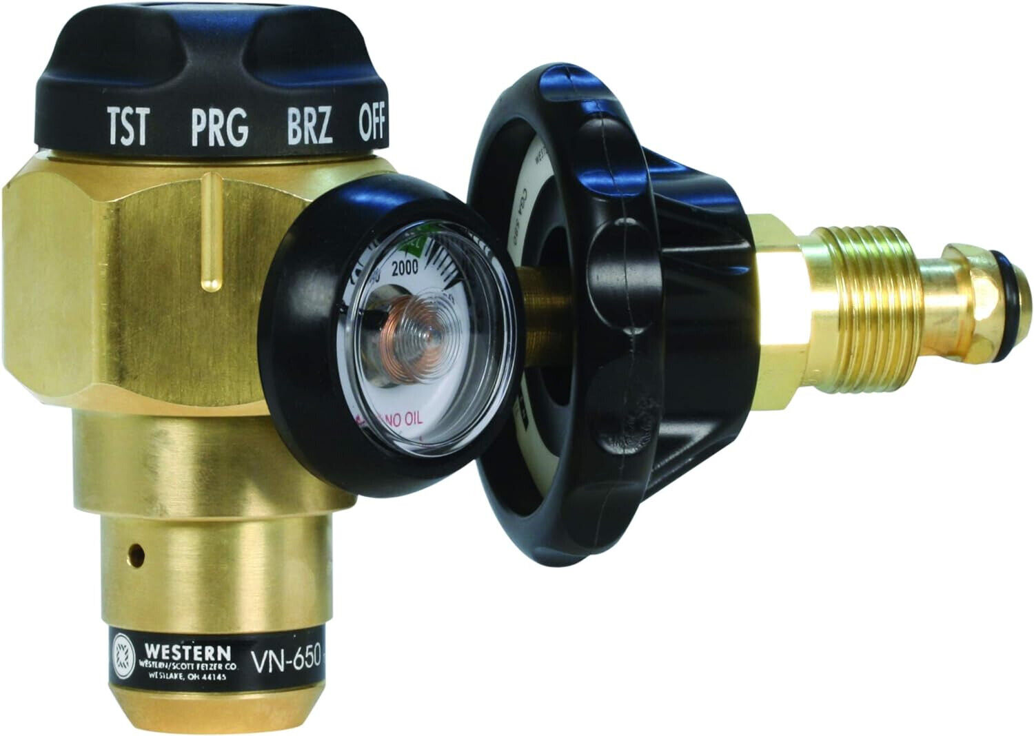 Western Enterprises VN-650 Flowmeter Nitrogen Purging Regulator W/650 PSI P