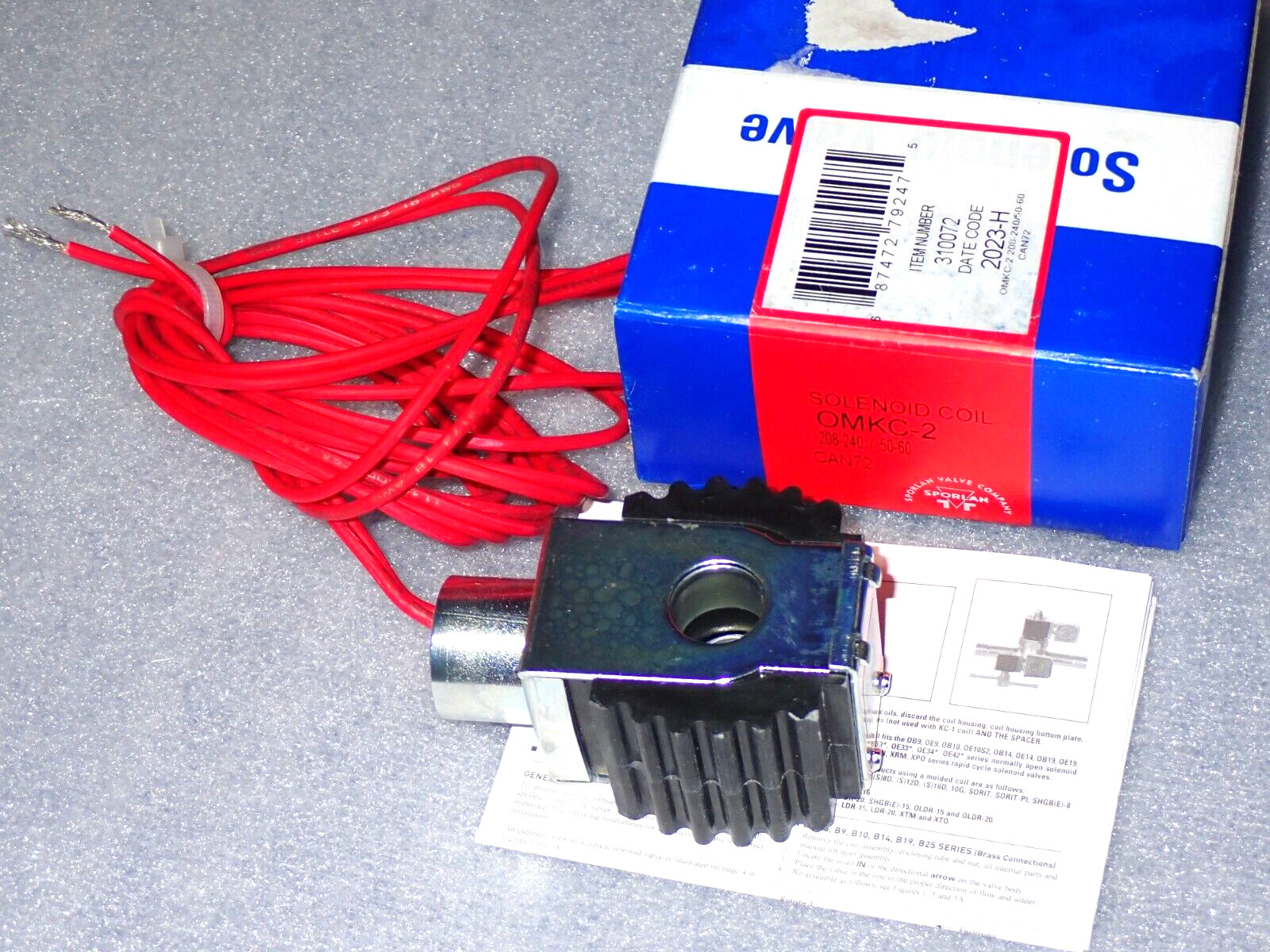 OMKC-2 SPORLAN SOLENOID COIL 208-240V NEW OMKC-2 SPORLAN SOLENOID COIL 208-240V NEW
