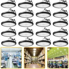 20 Pack 200W UFO Led High Bay Light Factory Warehouse Commercial Led Shop Lights picture