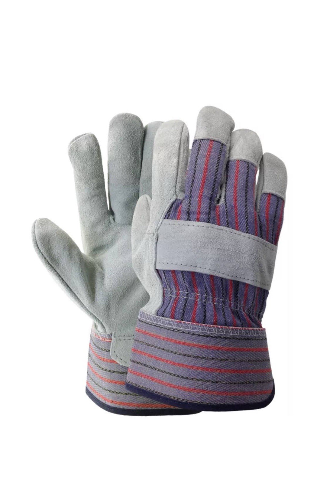 120 TOTAL PAIR OF REINFORCED LEATHER PALM WORK GLOVES  NEW **FREE SHIPPING**