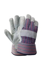 120 TOTAL PAIR OF REINFORCED LEATHER PALM WORK GLOVES NEW **FREE SHIPPING** picture